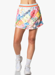 Floral-tennis-skirt