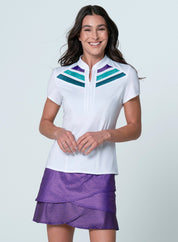 Shimmer Scallop Skort