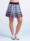 Ivy Plaid Pleat Skort