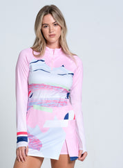 Peony Canyons Long Sleeve Dress