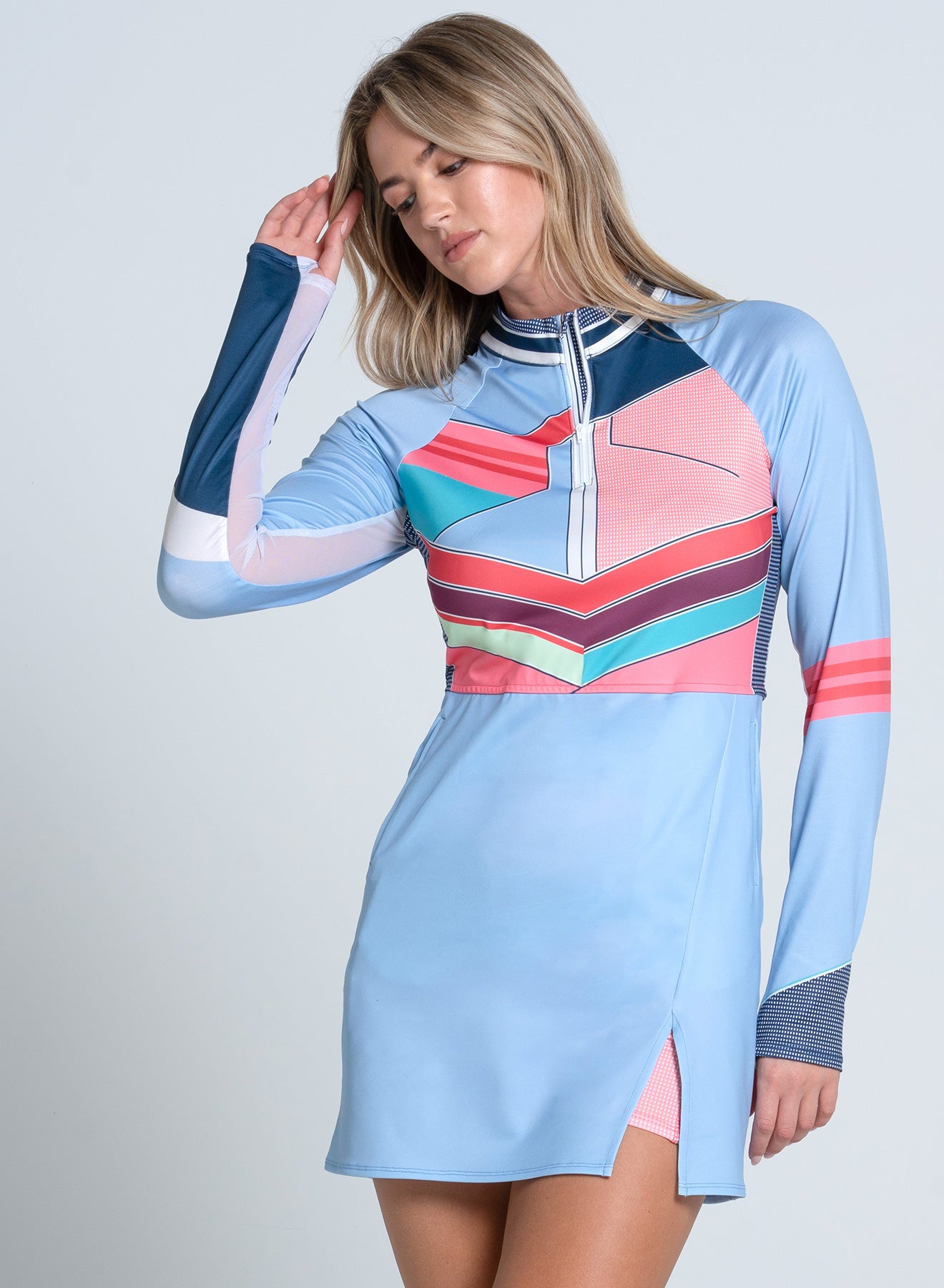 Blue Point Long Sleeve Dress