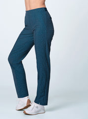 Boucle Grid Pull On Pant