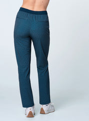Boucle Grid Pull On Pant