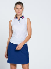 Berry Buzz Sleeveless Polo