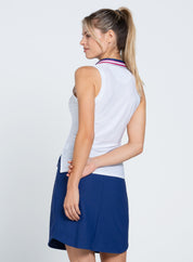 Berry Buzz Sleeveless Polo