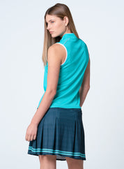 Mandarin Collar Sleeveless