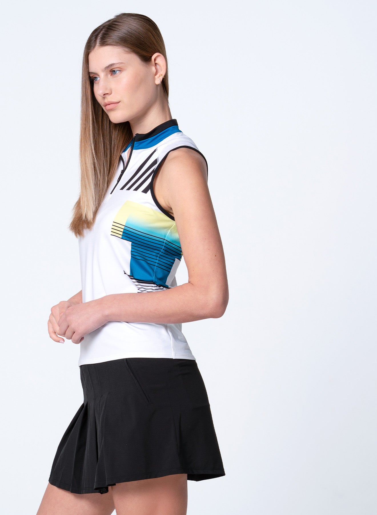 Stripe It Up Zip Tank