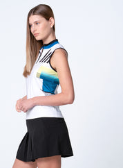 Stripe It Up Zip Tank