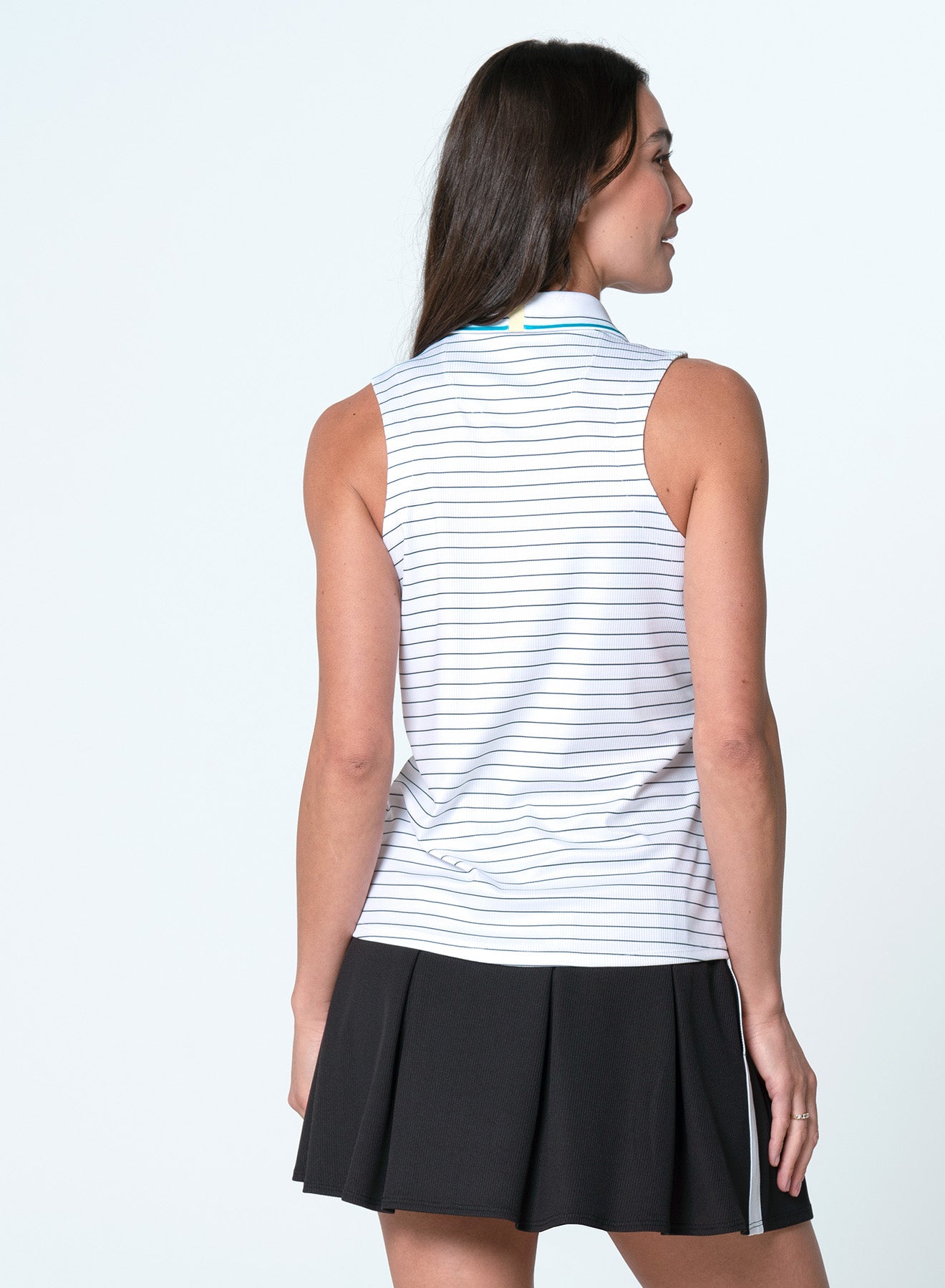 Pinstripe Zip Tank