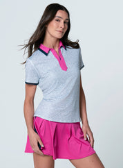 Lovin' Boucle' Zip Short Sleeve