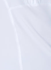 Shimmer Mock Neck Zip Short Sleeve