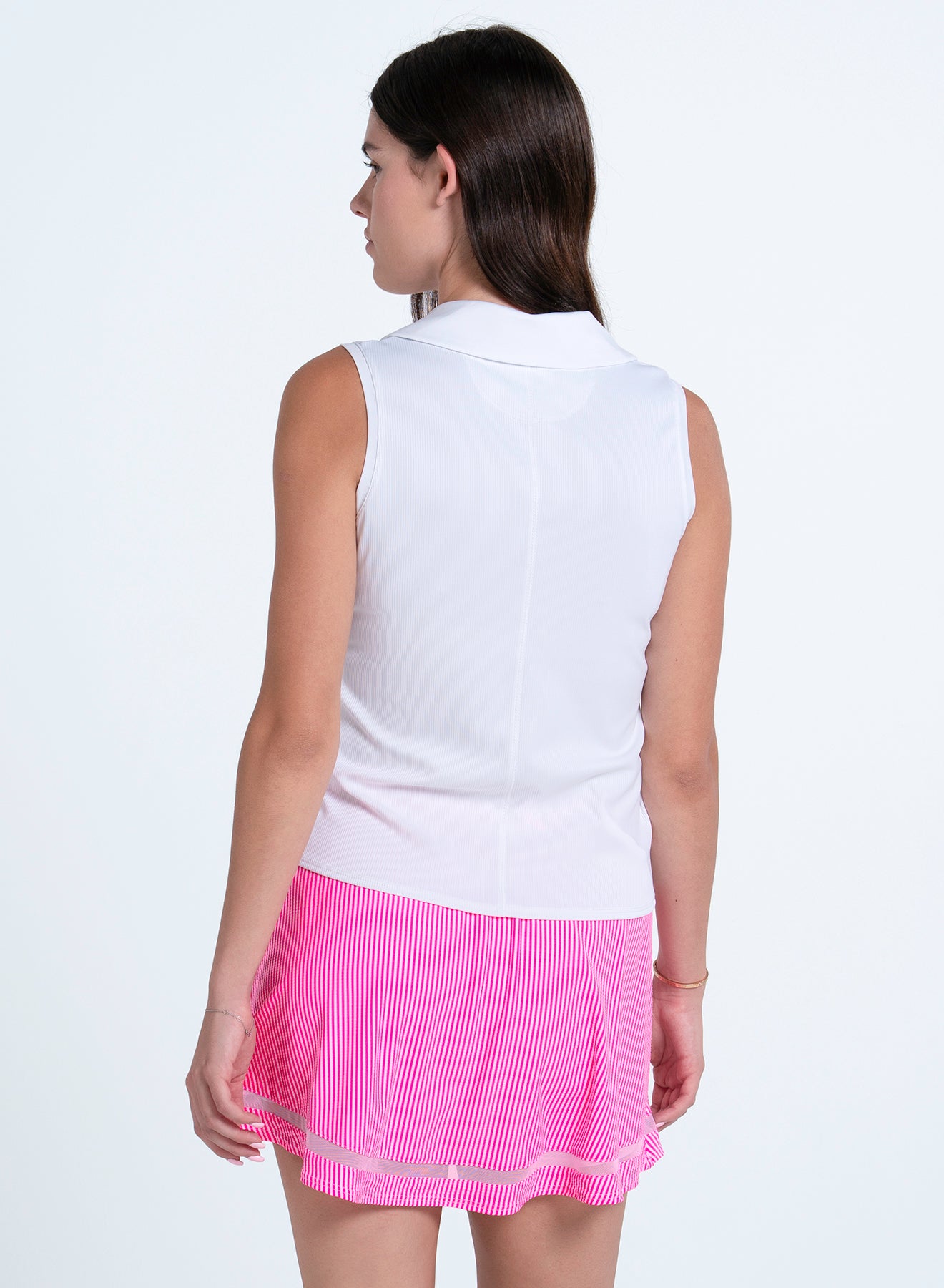 Piped Birdie Polo Tank