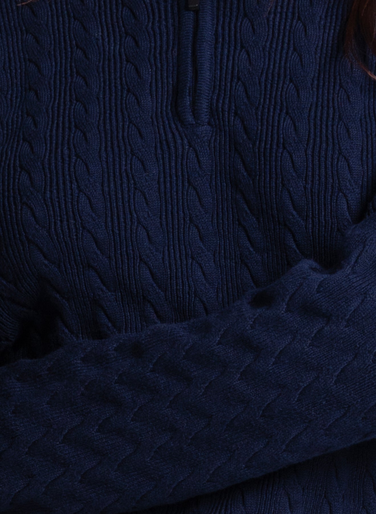 Mini Cable 1/4 Zip Sweater