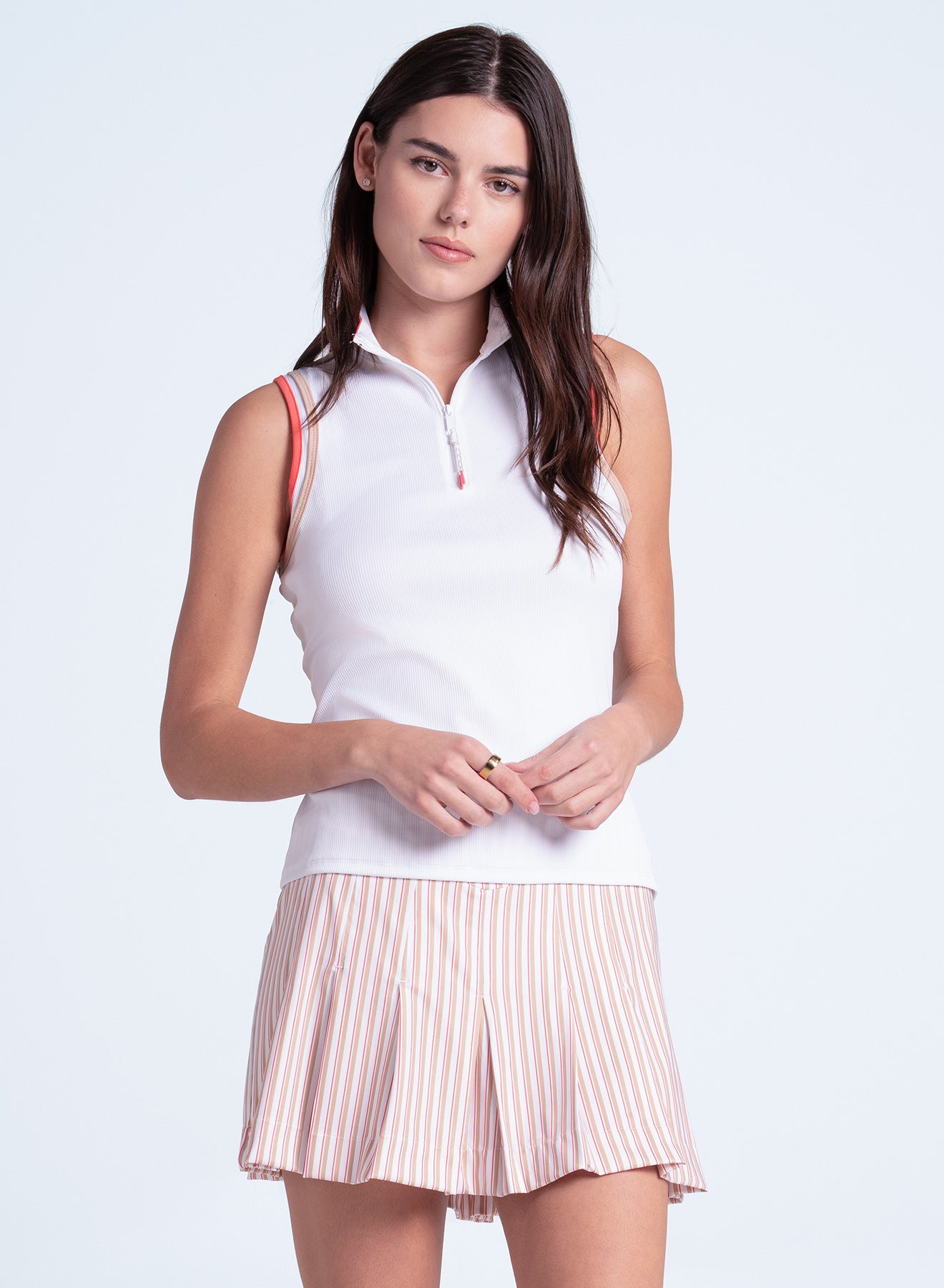 Double Classic Mock Neck Tank – Lucky in Love