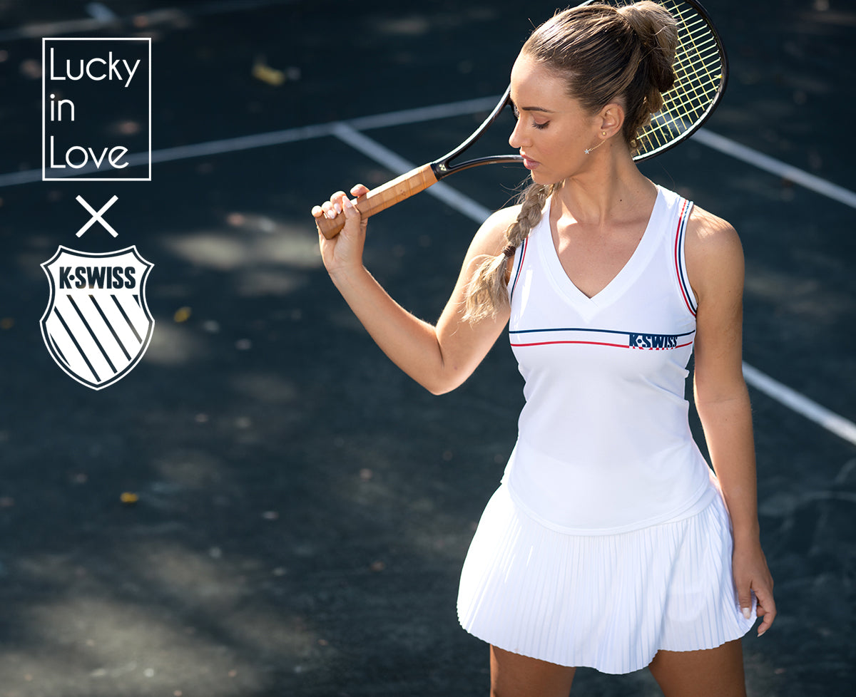 Womens Tennis Clothing Golf apparel for women Lucky in Love