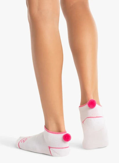 Socks with balls on the back