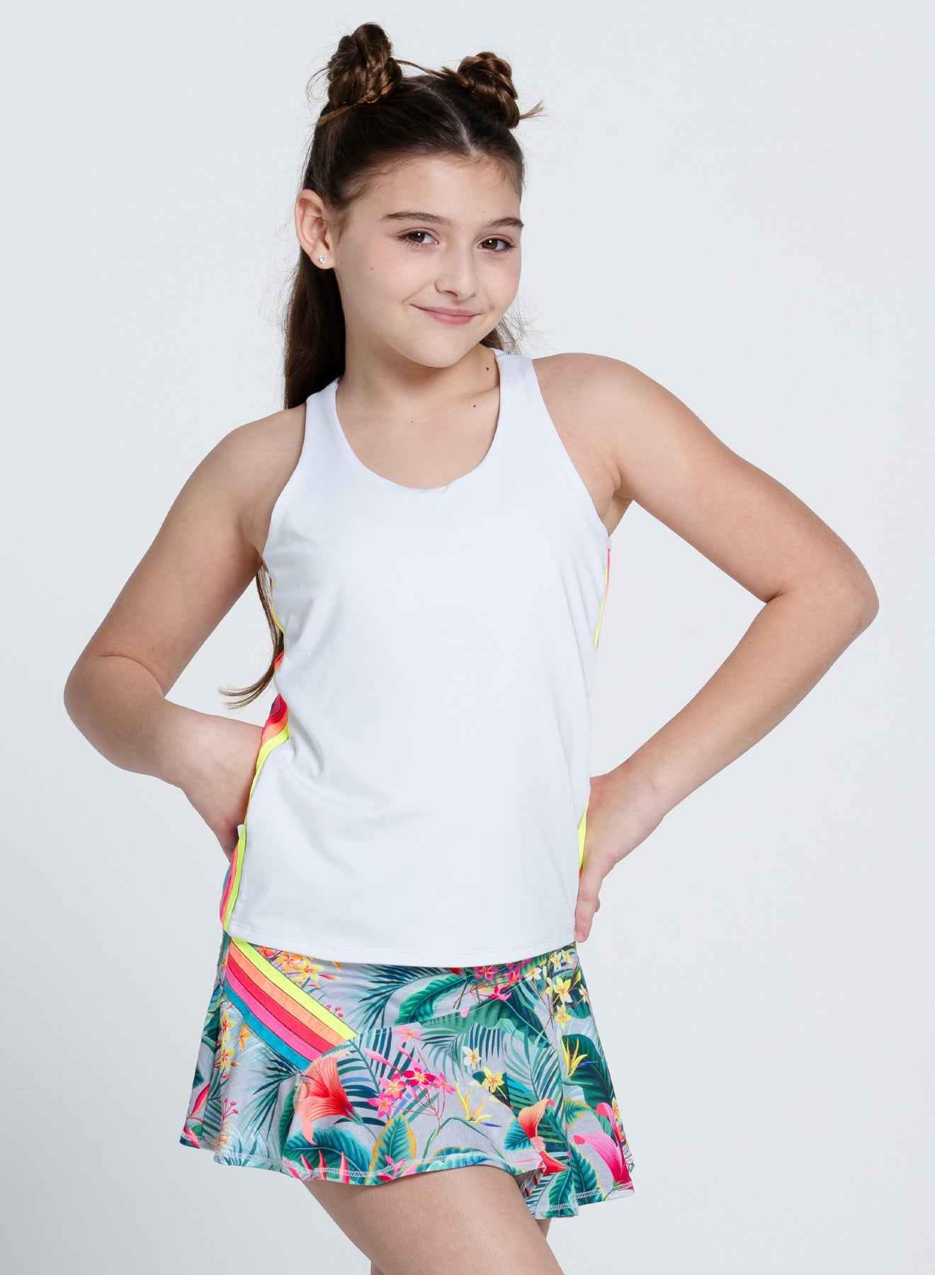 【あんな様】Multicolor Stripe TankTop Prisma Stripe Tank – Lucky in Love