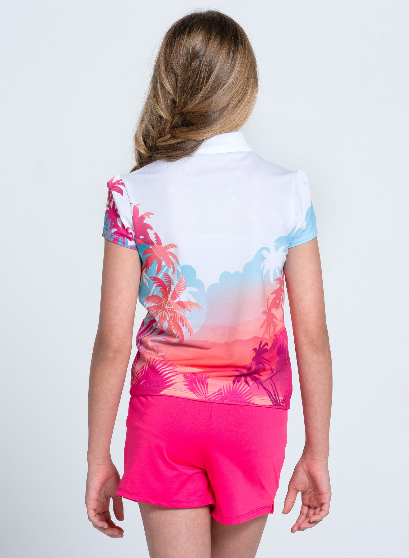 Sunset Skies Polo Short Sleeve