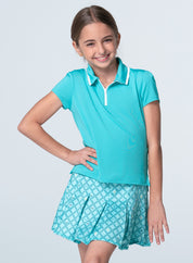 Pleated Polo Short Sleeve