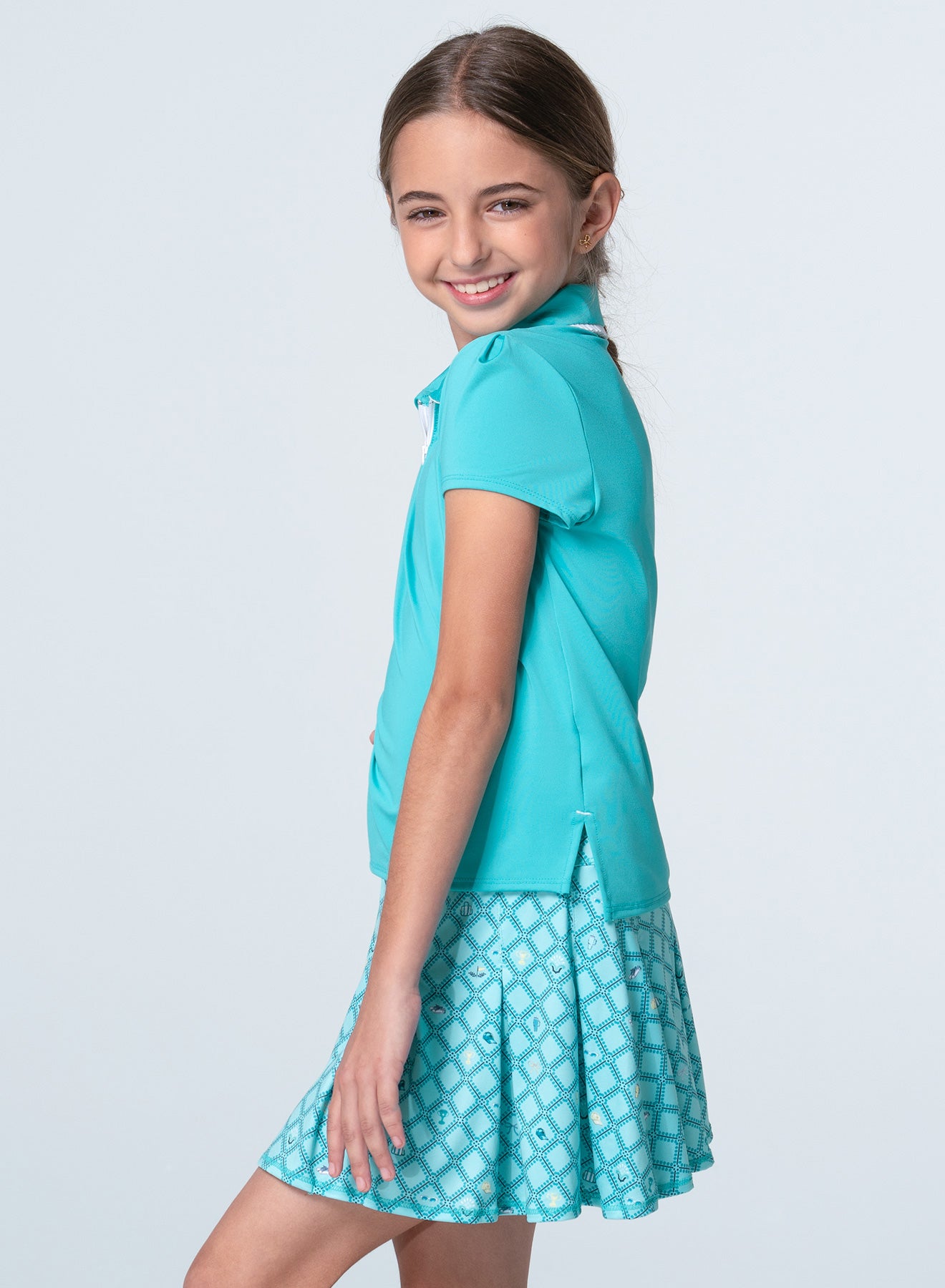 Pleated Polo Short Sleeve