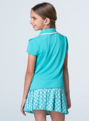 Pleated Polo Short Sleeve