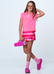 Pleated Polo Short Sleeve