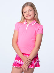 Pleated Polo Short Sleeve