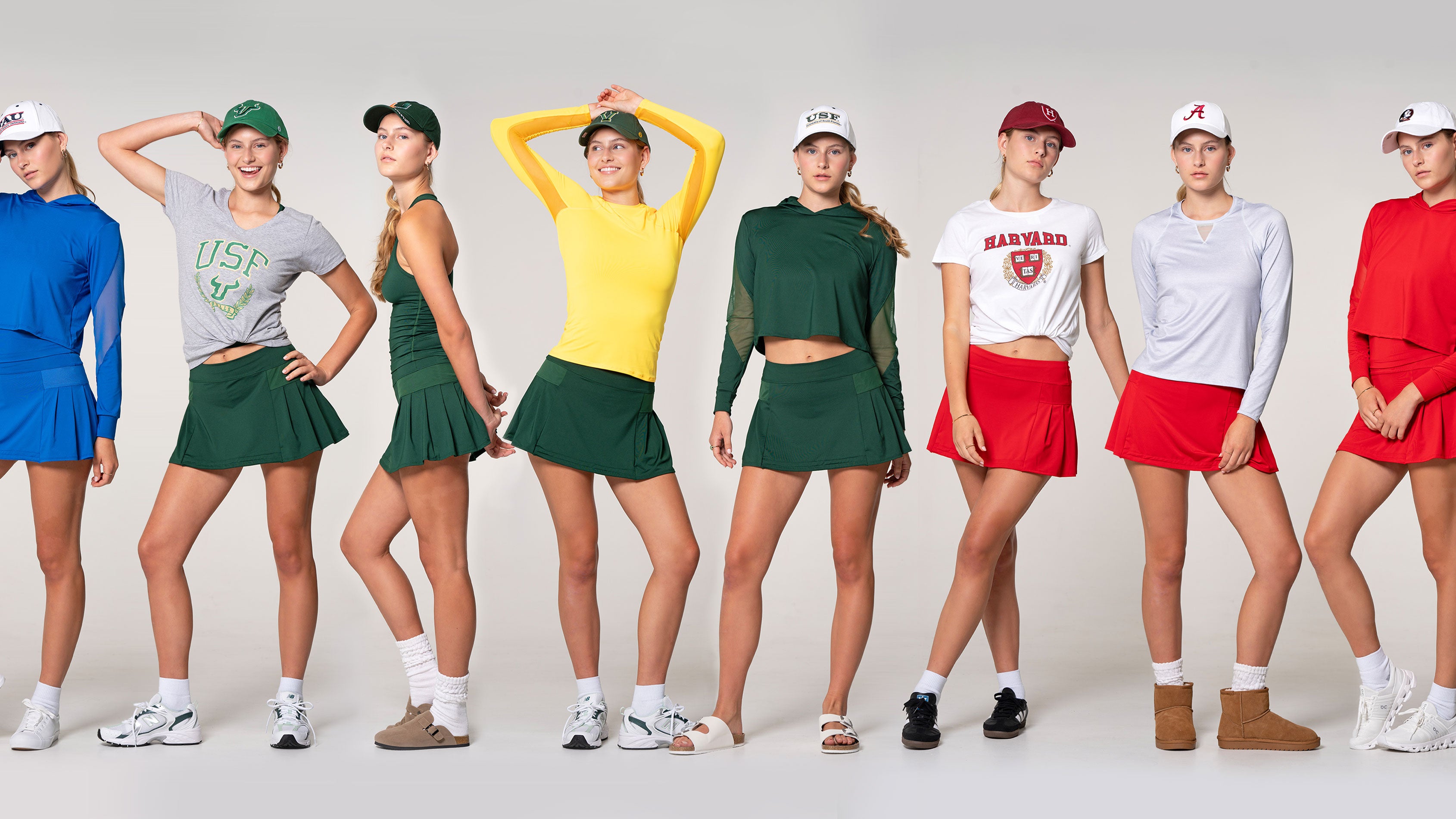 Lucky fashion in love golf attire