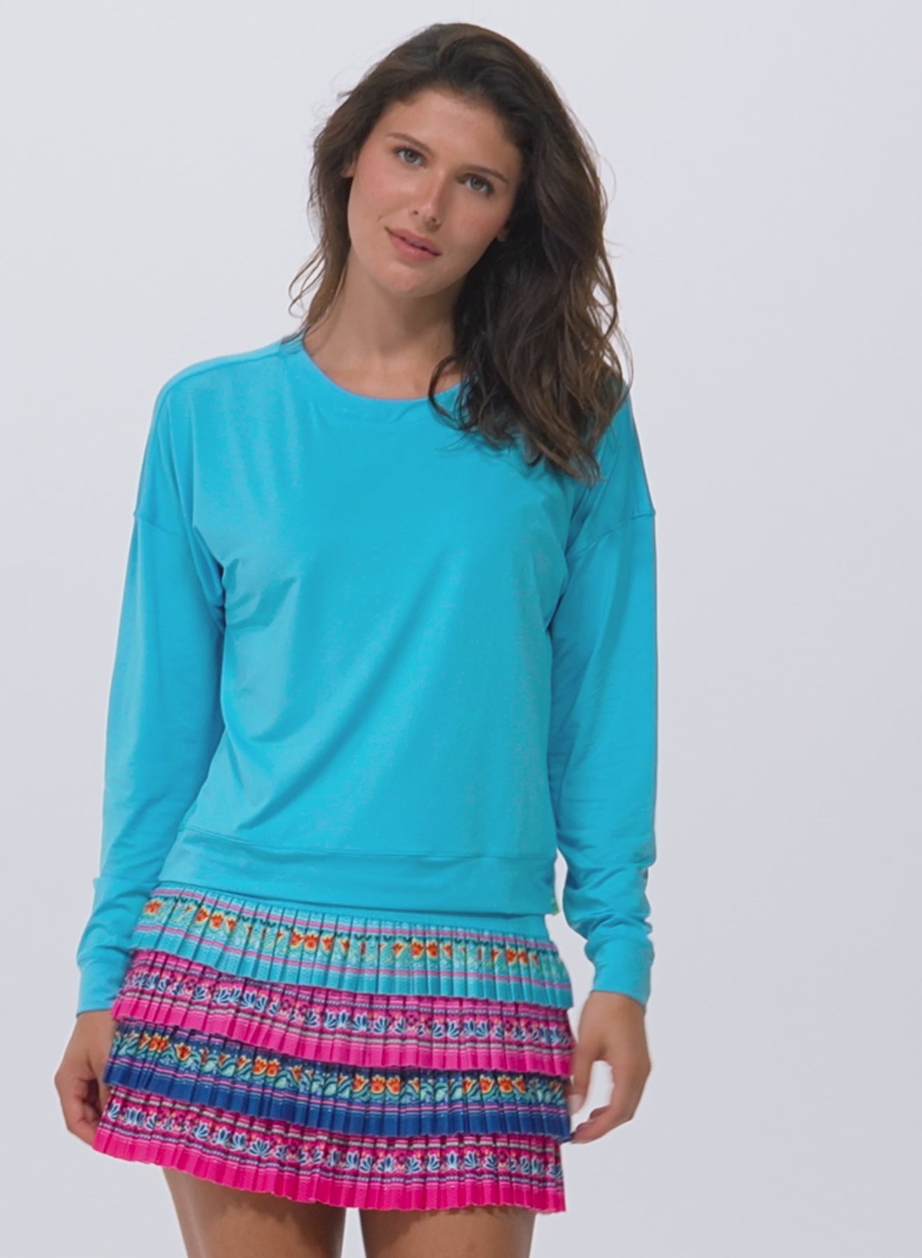 Tiny Garden Pleated Skirt